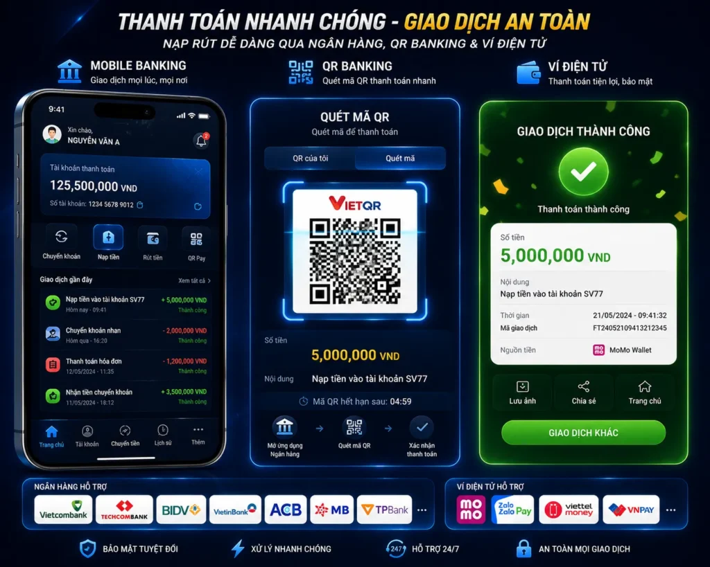 Crash 14 Giao dịch online tiện lợi tại SV77.TOP