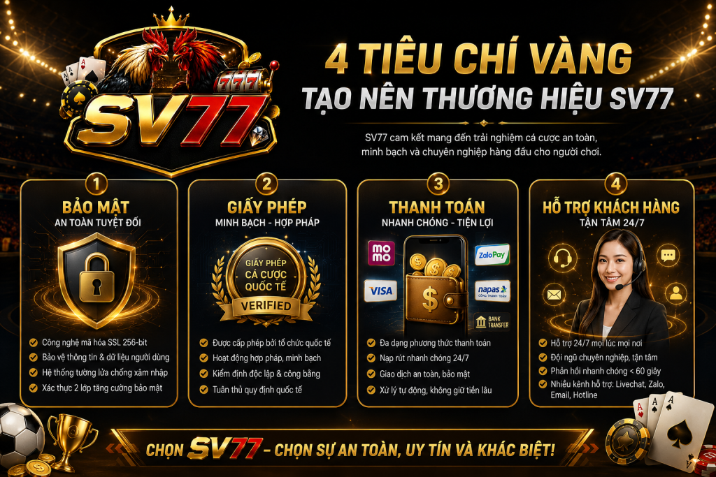Các tiêu chí quan trọng khi đánh giá một trang web cá cược bóng đá uy tín.