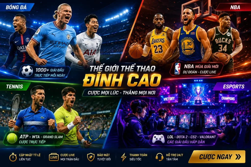 Thể Thao 16 SV77 hỗ trợ nhiều bộ môn cá cược hấp dẫn từ bóng đá đến esports