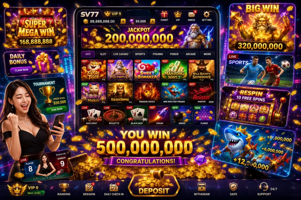 Trò Chơi 18 SV77.TOP mang đến trải nghiệm trò chơi online hiện đại với nhiều thể loại hấp dẫn.