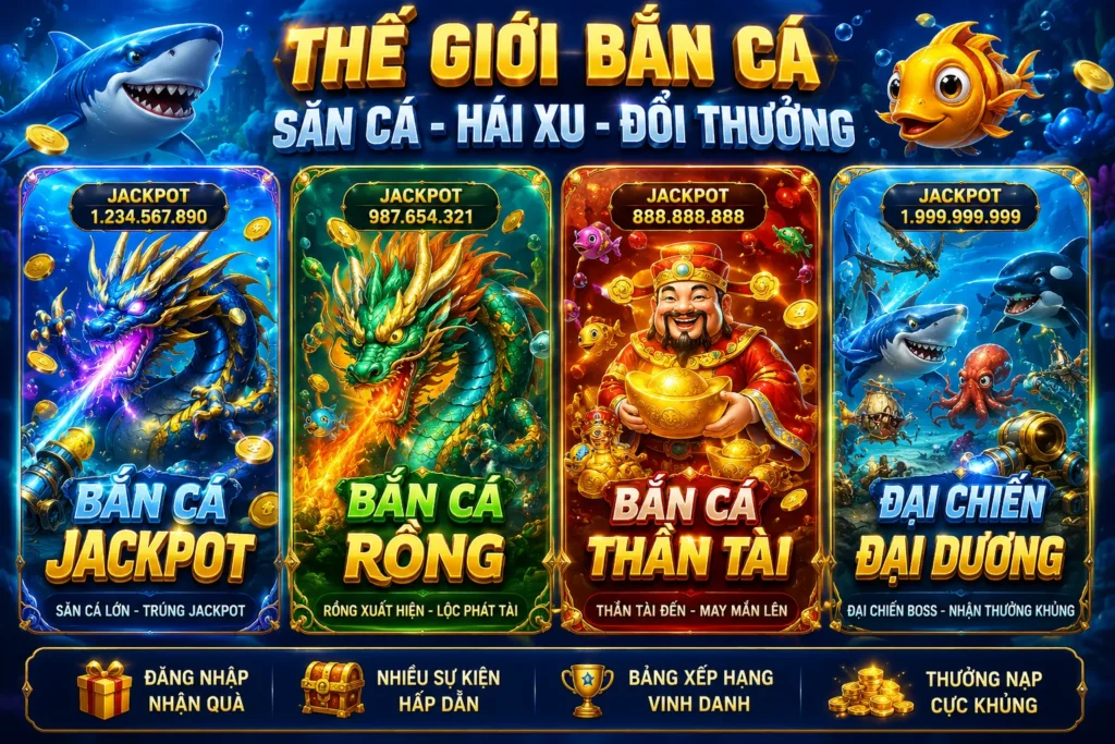 Bắn Cá 17 Các Game Bắn Cá Hot Tại SV77