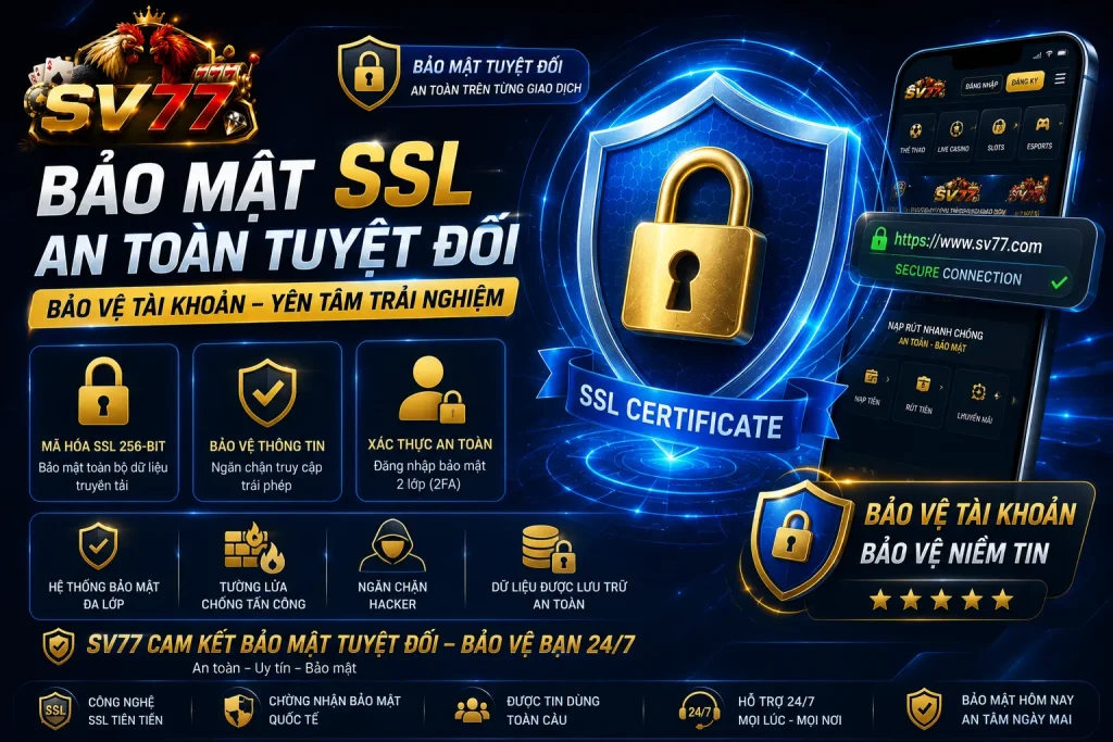 Hệ thống bảo mật hiện đại giúp bảo vệ người chơi