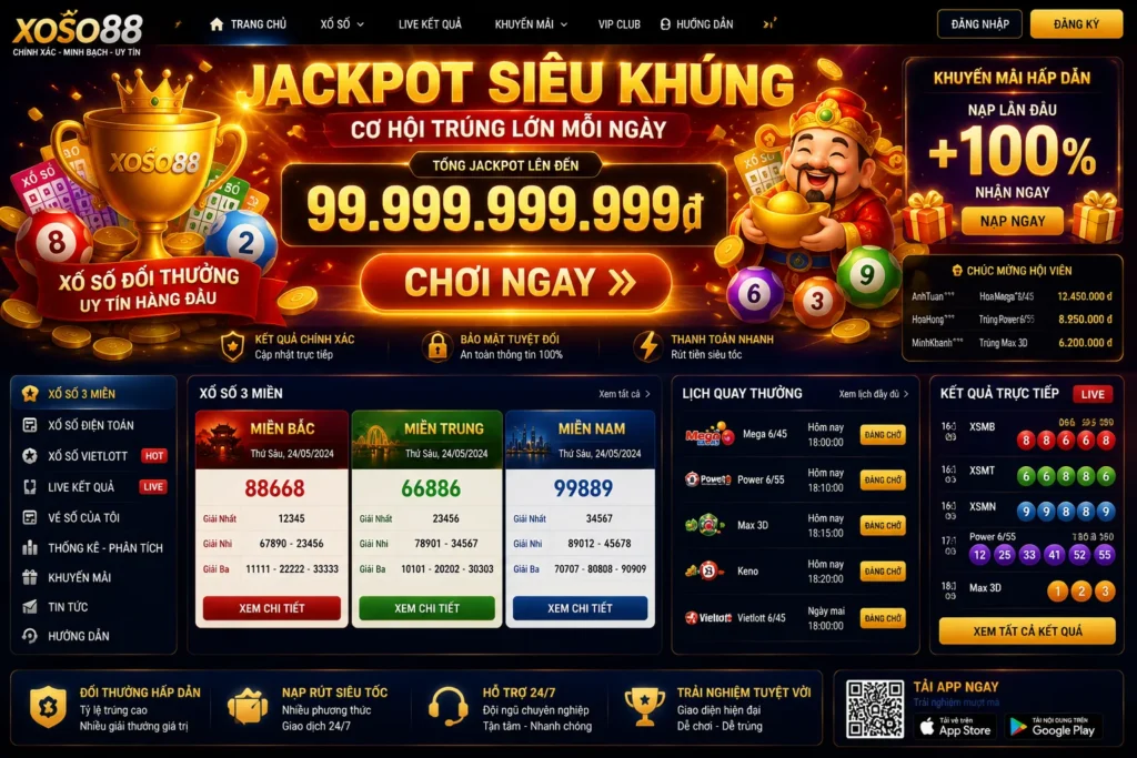 Trải nghiệm xổ số online hiện đại ngay hôm nay