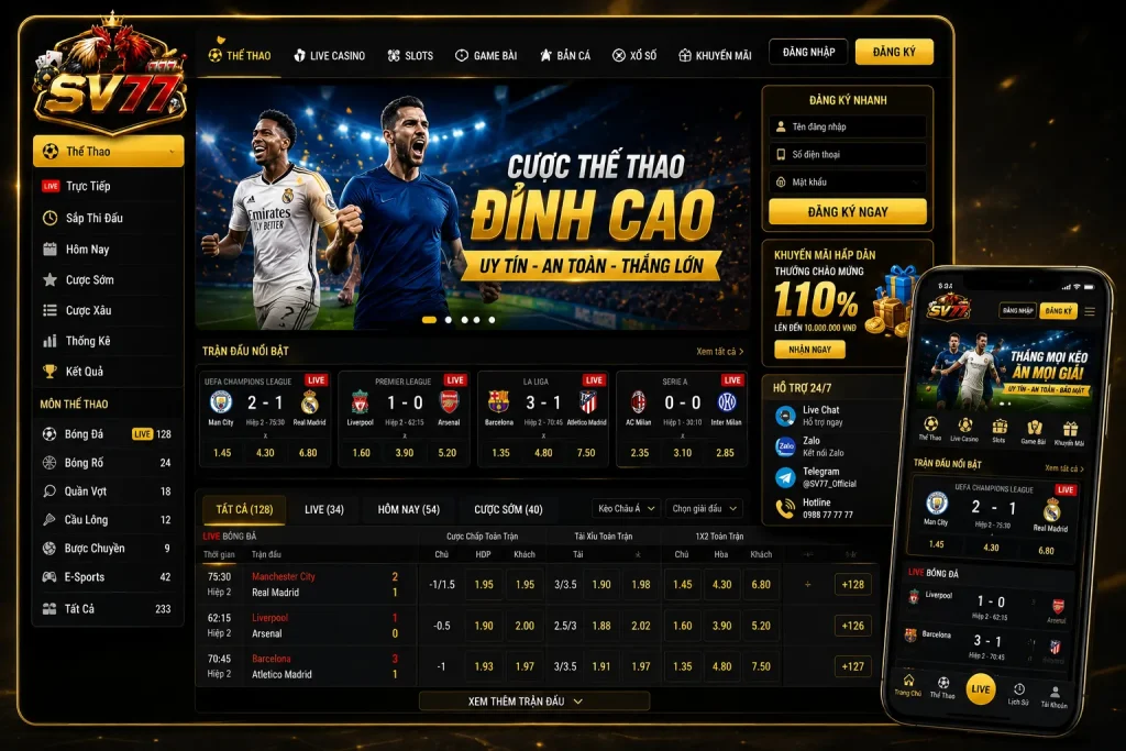 Nhà cái uy tín thường có giao diện hiện đại và hệ thống bảo mật tốt.