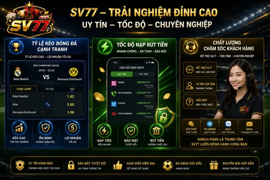 Giấy phép hoạt động, bảo mật và tốc độ thanh toán là những tiêu chí quan trọng khi lựa chọn trang cá độ bóng đá online.