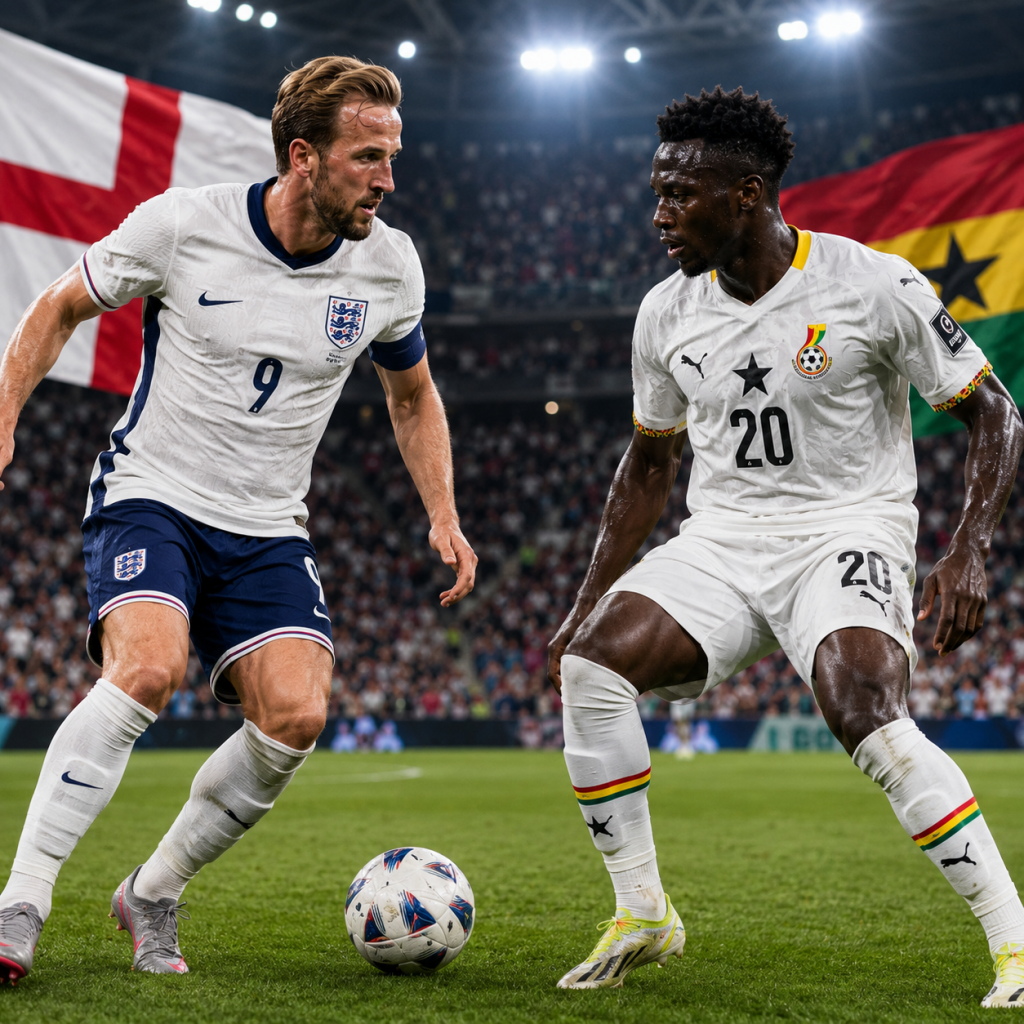 Anh 0-0 Ghana: Tam Sư gây thất vọng, bảng L World Cup 2026 nóng hơn bao giờ hết 2 Anh 0-0 Ghana: Tam Sư bế tắc, bảng L World Cup 2026 trở nên khó lường