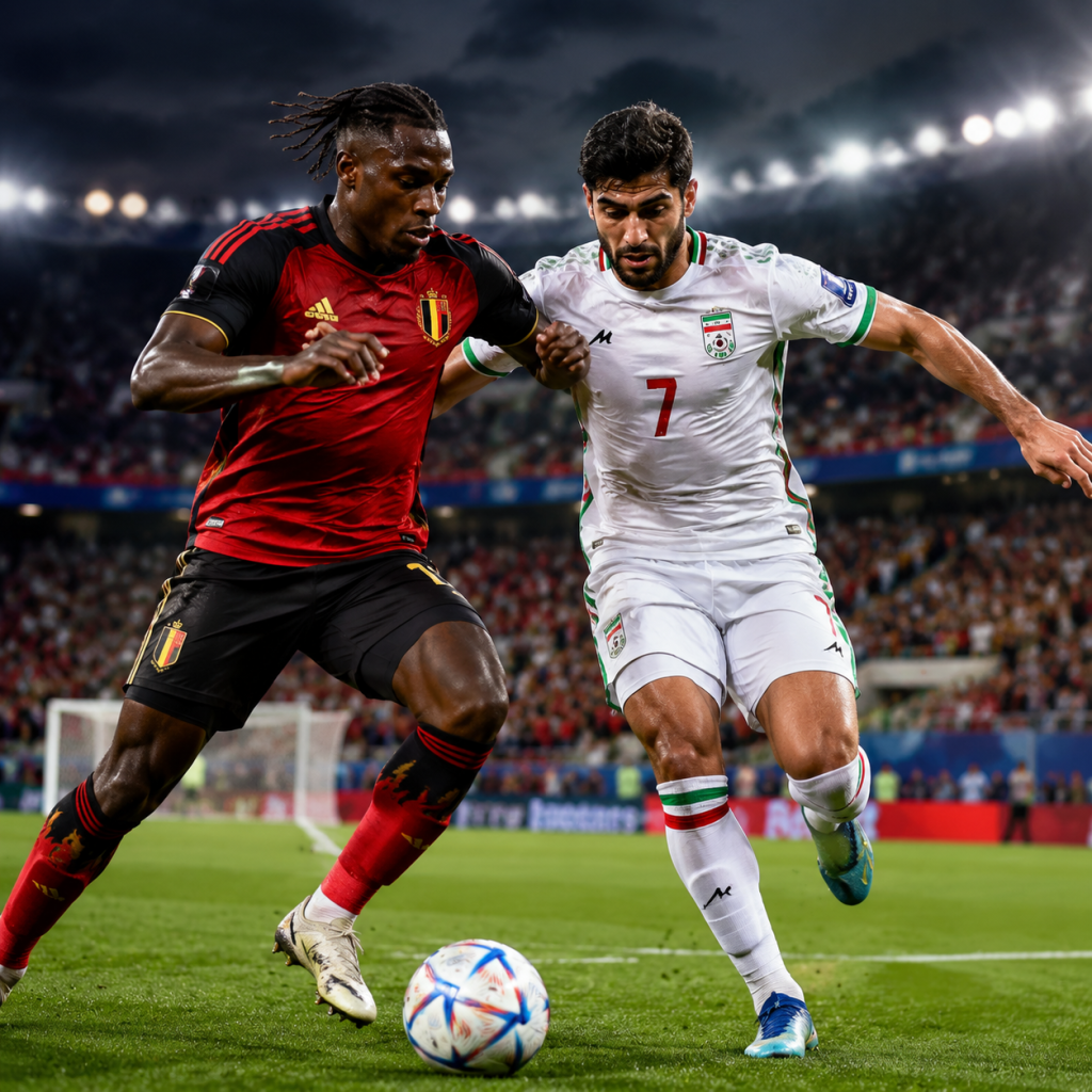 Bỉ 0-0 Iran: Bế tắc chiến thuật và màn trình diễn phòng ngự đỉnh cao tại World Cup 2026 2 Bỉ 0-0 Iran: Thế trận chặt chẽ, VAR và thẻ đỏ khiến trận đấu nghẹt thở tại World Cup 2026