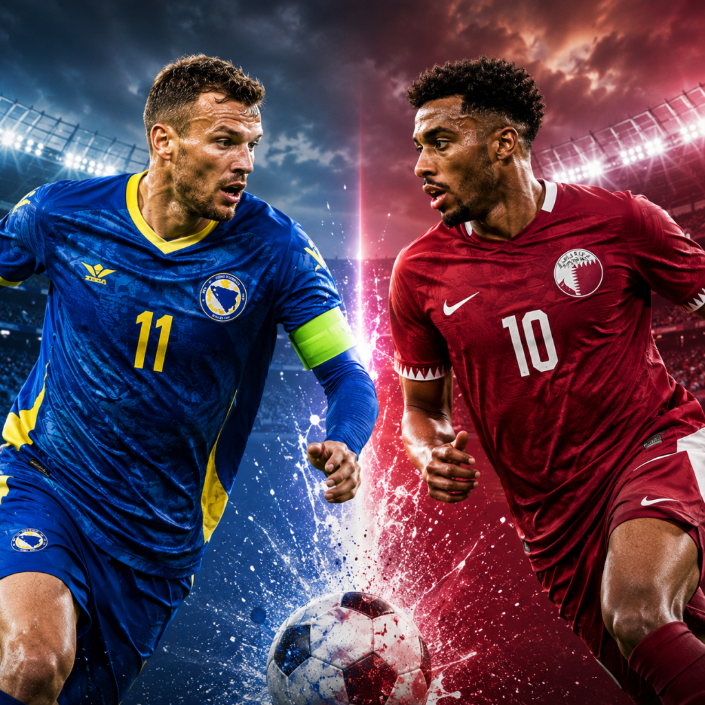 Bosnia & Herzegovina 3-1 Qatar: Chiến thắng lịch sử mở ra cơ hội đi tiếp tại World Cup 2026 2 Bosnia & Herzegovina 3-1 Qatar: Chiến thắng lịch sử mở toang cánh cửa vòng 1/16 World Cup 2026