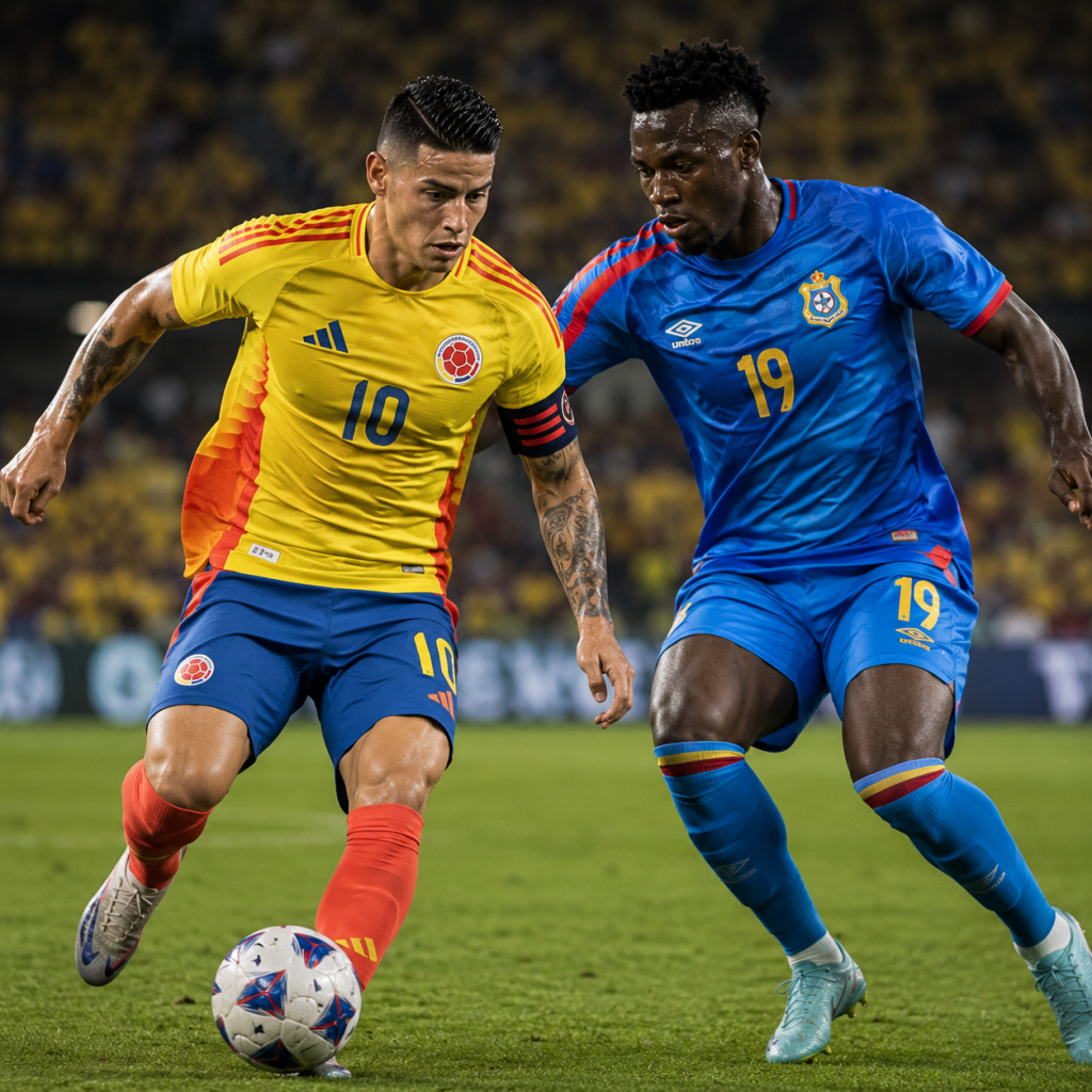 Colombia 1-0 CHDC Congo: Daniel Muñoz ghi bàn quyết định, Colombia giành vé sớm vào vòng knock-out World Cup 2026 2 Colombia 1-0 CHDC Congo: Muñoz tỏa sáng đưa Colombia vào vòng knock-out World Cup 2026