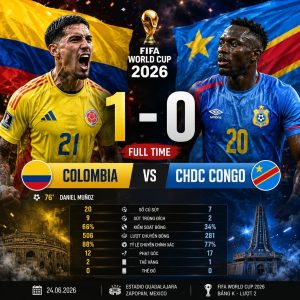 colombia 1 0 chdc congo daniel munoz ghi ban quyet dinh colombia gianh ve som vao vong knock out world cup 2026