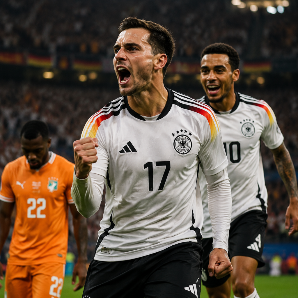 Đức 2–1 Bờ Biển Ngà: Bản lĩnh Cỗ xe tăng được khẳng định tại World Cup 2026 2 Đức 2–1 Bờ Biển Ngà: Cú Lội Ngược Dòng Ấn Tượng Tại World Cup 2026 Bảng E