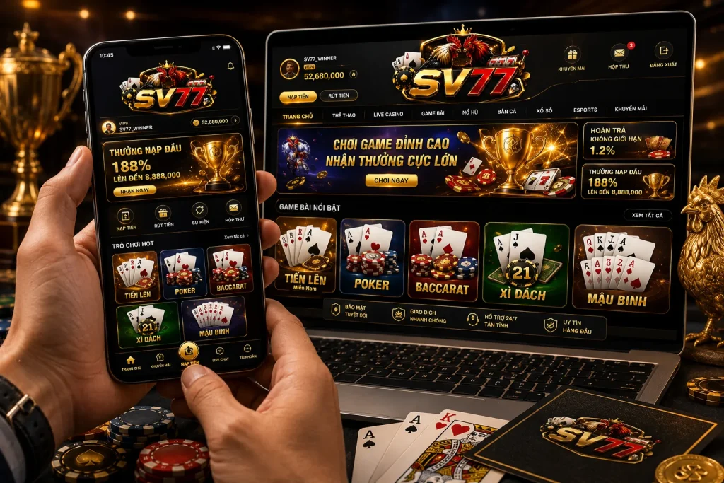 Game Bài Online Đổi Thưởng Uy Tín, An Toàn – Đa Dạng Trò Chơi, Thưởng Hấp Dẫn 3 Game Bài Online Đổi Thưởng mang đến trải nghiệm giải trí tiện lợi trên nhiều thiết bị.