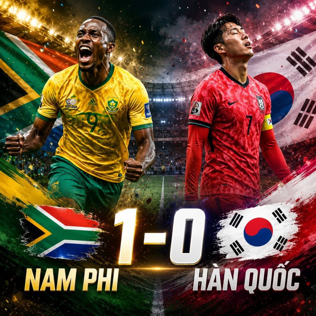 nam phi 1 0 han quoc maseko ghi ban lich su dai dien chau phi tao dia chan tai world cup 2026