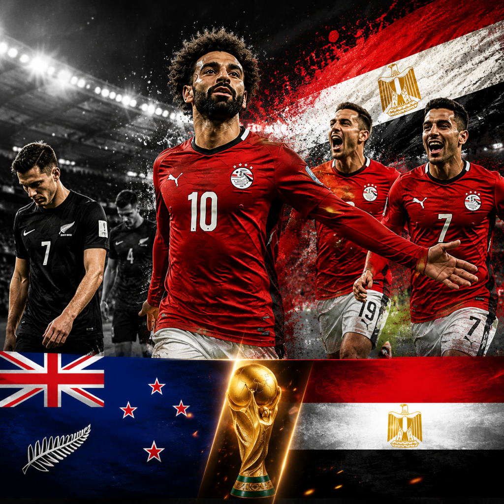 NEW ZEALAND 1–3 AI CẬP: Salah và Đồng Đội Tạo Màn Ngược Dòng Đẳng Cấp World Cup 2026 2 New Zealand 1–3 Ai Cập: Salah dẫn dắt màn ngược dòng ấn tượng tại World Cup 2026