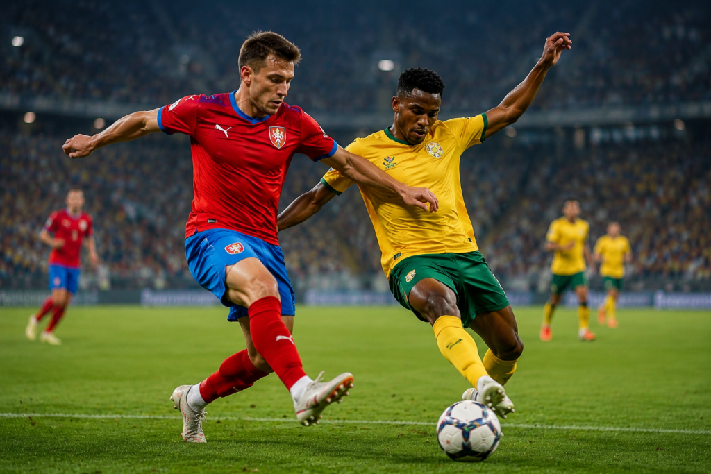 Séc 1–1 Nam Phi: Trận hòa căng thẳng và giàu chiến thuật 2 Séc 1–1 Nam Phi: Trận hòa căng thẳng và giàu chiến thuật