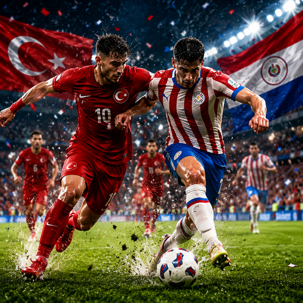 Thổ Nhĩ Kỳ 0–1 Paraguay: Bản lĩnh Nam Mỹ lên tiếng, Thổ Nhĩ Kỳ trả giá vì thiếu hiệu quả 3 Thất bại đáng tiếc của Montella, Paraguay giành trọn 3 điểm