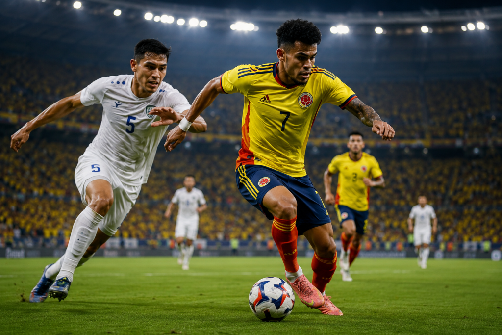 Uzbekistan 1–3 Colombia: Đẳng cấp Nam Mỹ tạo khác biệt 2 Uzbekistan 1–3 Colombia: Đẳng Cấp Nam Mỹ Áp Đảo
